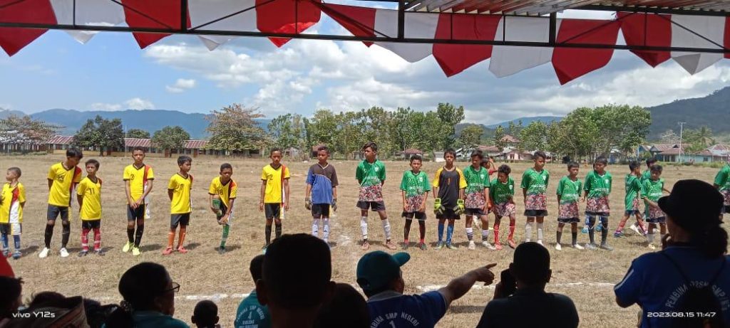 tim sepak bola SMPN Pulau Longos lolos perempat final O2SN dan LPI 2026