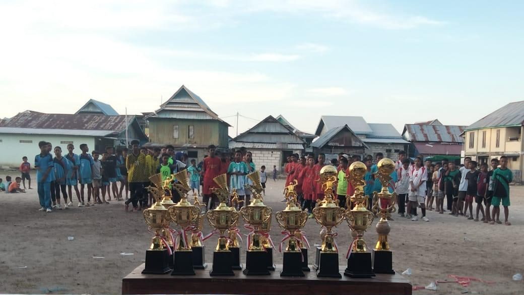 tim sepak bola SMPN Pulau Longos lolos perempat final O2SN dan LPI 2026