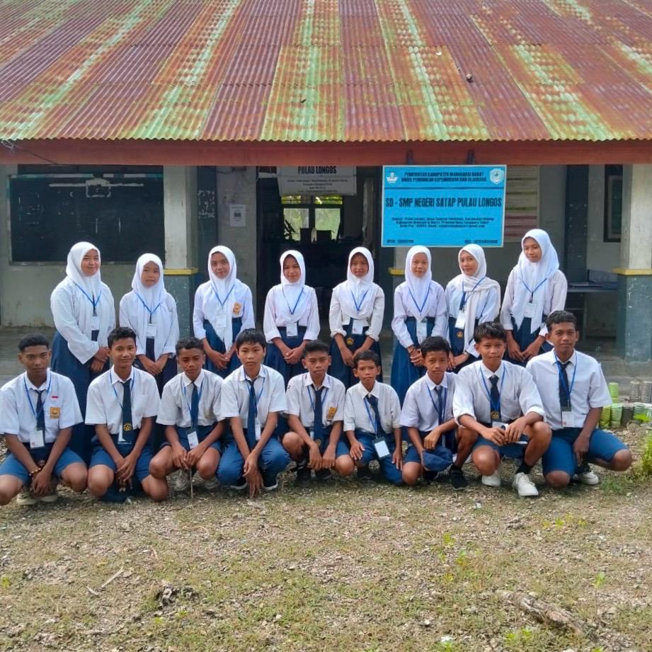 asesmen akhir sekolah SMPN Pulau Longos siswa kelas 9